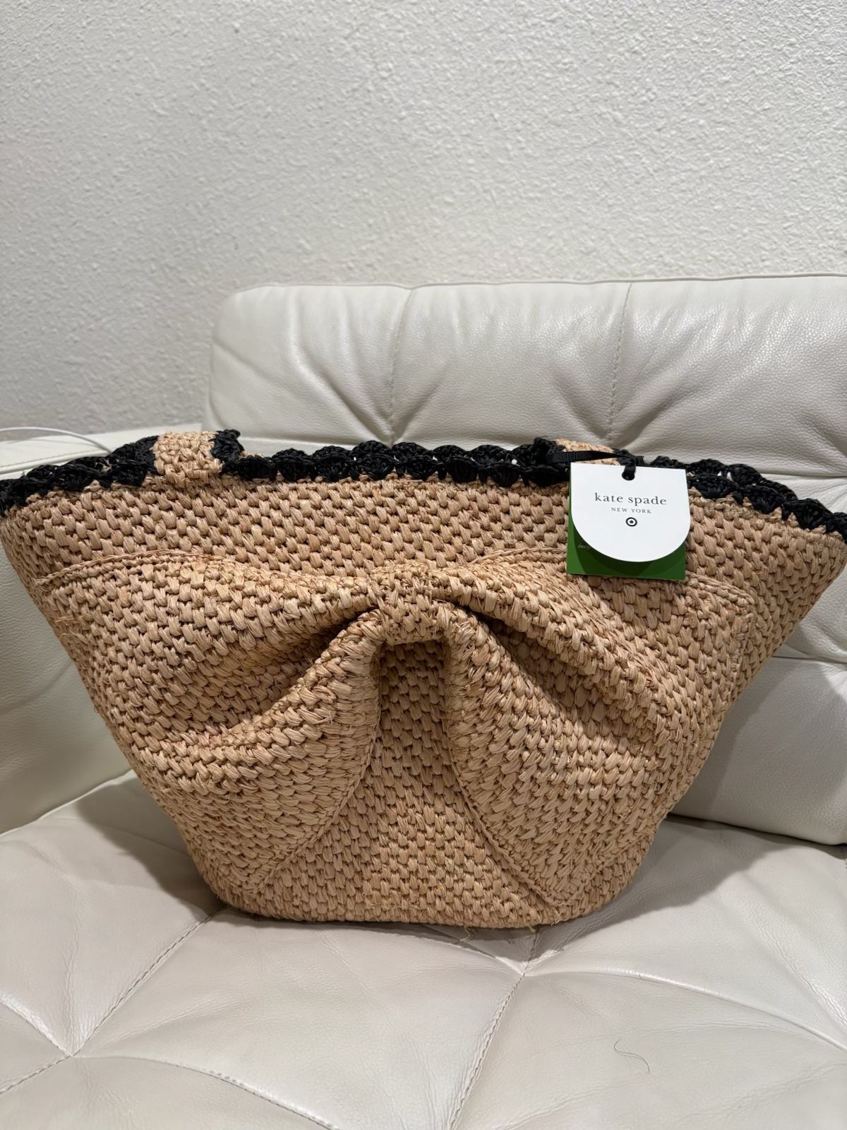 Raffia Bow Tote Bag - Kate Spade New York X Target Natural