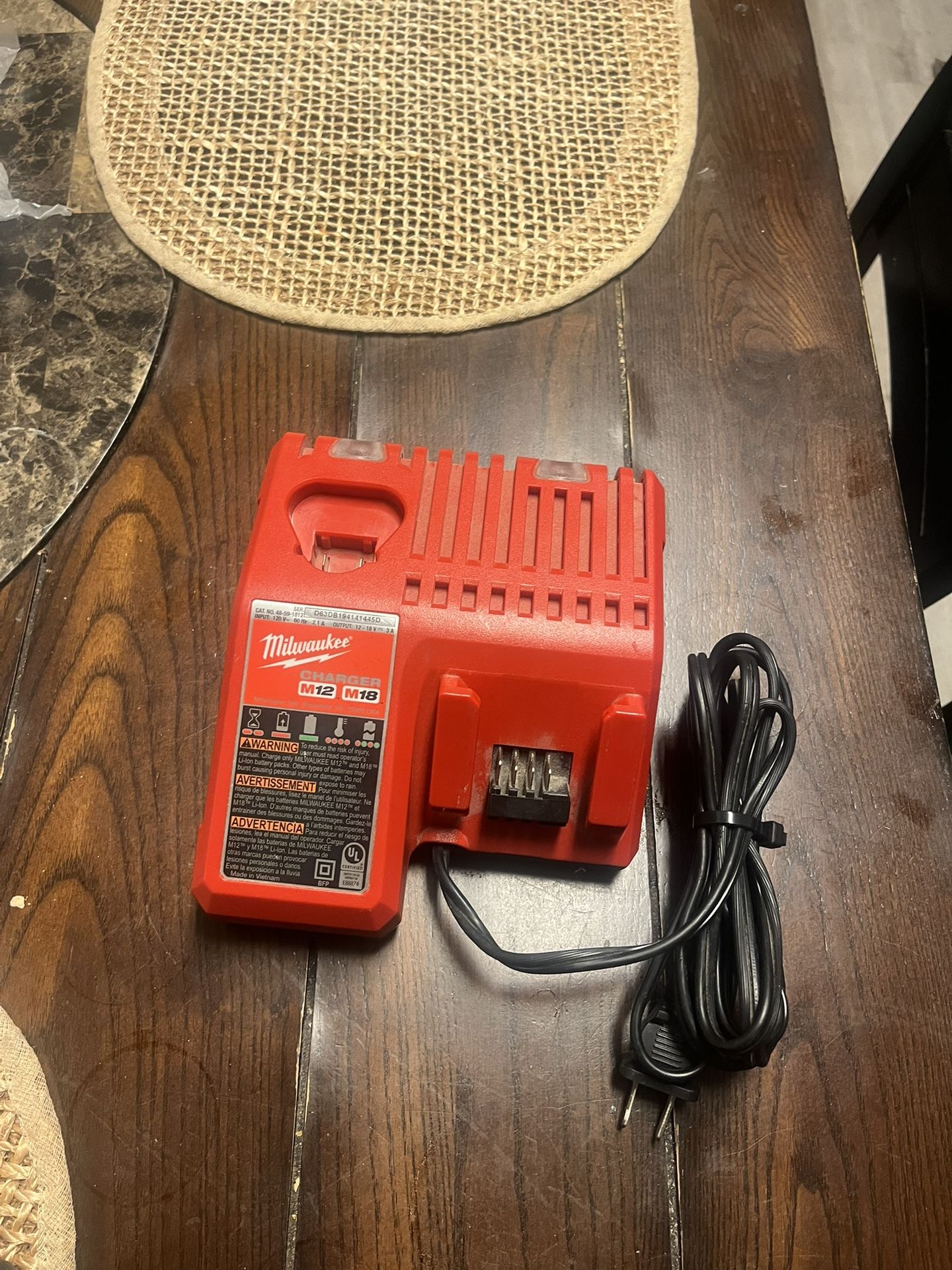 Milwaukee M18 M12 Charger $30 Firme Precio