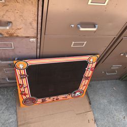 Original Donkey Kong Arcade Monitor Bezel Video Game Plexi Glass