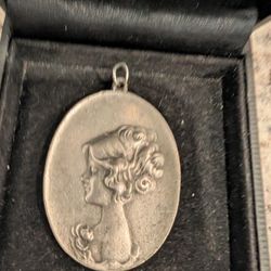 Pewter Antique Necklace Charm