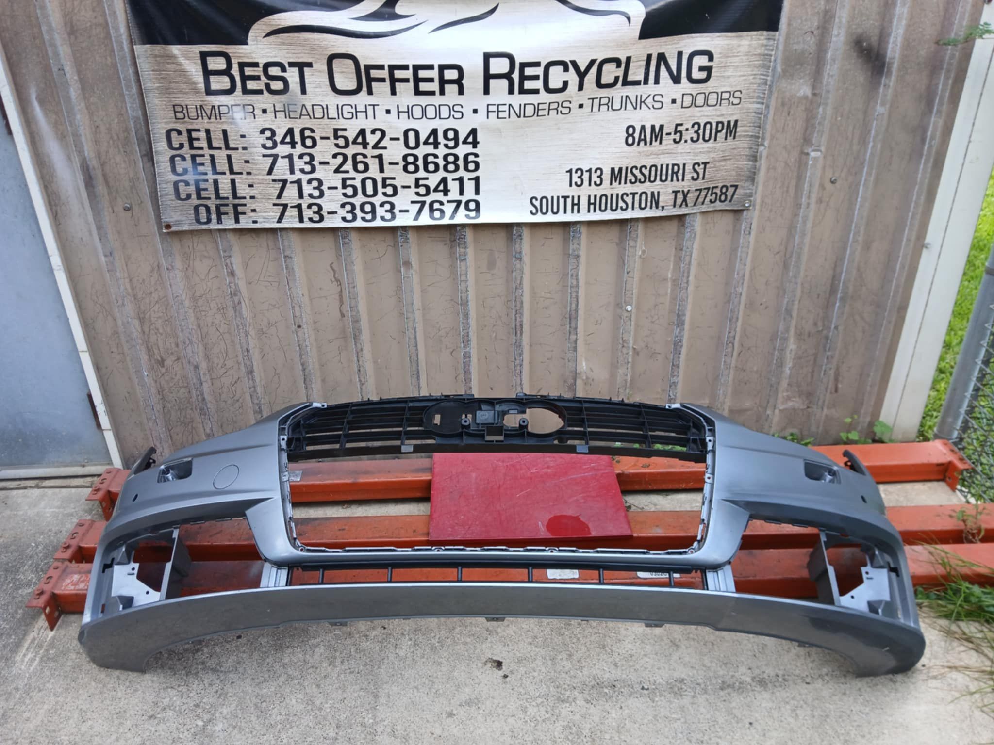 2016-2018 Audi A7 Front Bumper Used Oem