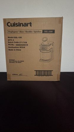 Cuisinart Slicer Shredder Spiralizer..(NEW)..SSL-100