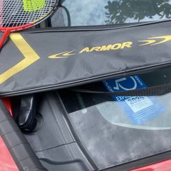 A Set Of 2 Adult  Seneston Armor Badminton Rackets New 