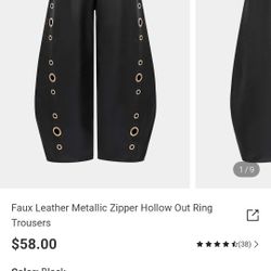 Brand New Faux Leather Ballon Pants 