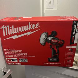 Milwaukee M12 polisher/sander KIT