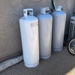 100 lb. Steel DOT Vertical LP Cylinder Propane Tank Equipped with POL Valve