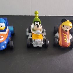 Disney Bundle Mickey,  Donald,  & Goofy Roadster Racers