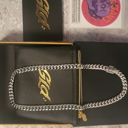 GLD Men's Chain 7 Available Miami Cuban Link / Micro Cuban Link Gold + White Gold Jewelry