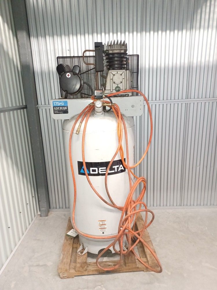 80 Gal ,175 Psi Delta Air Compressor