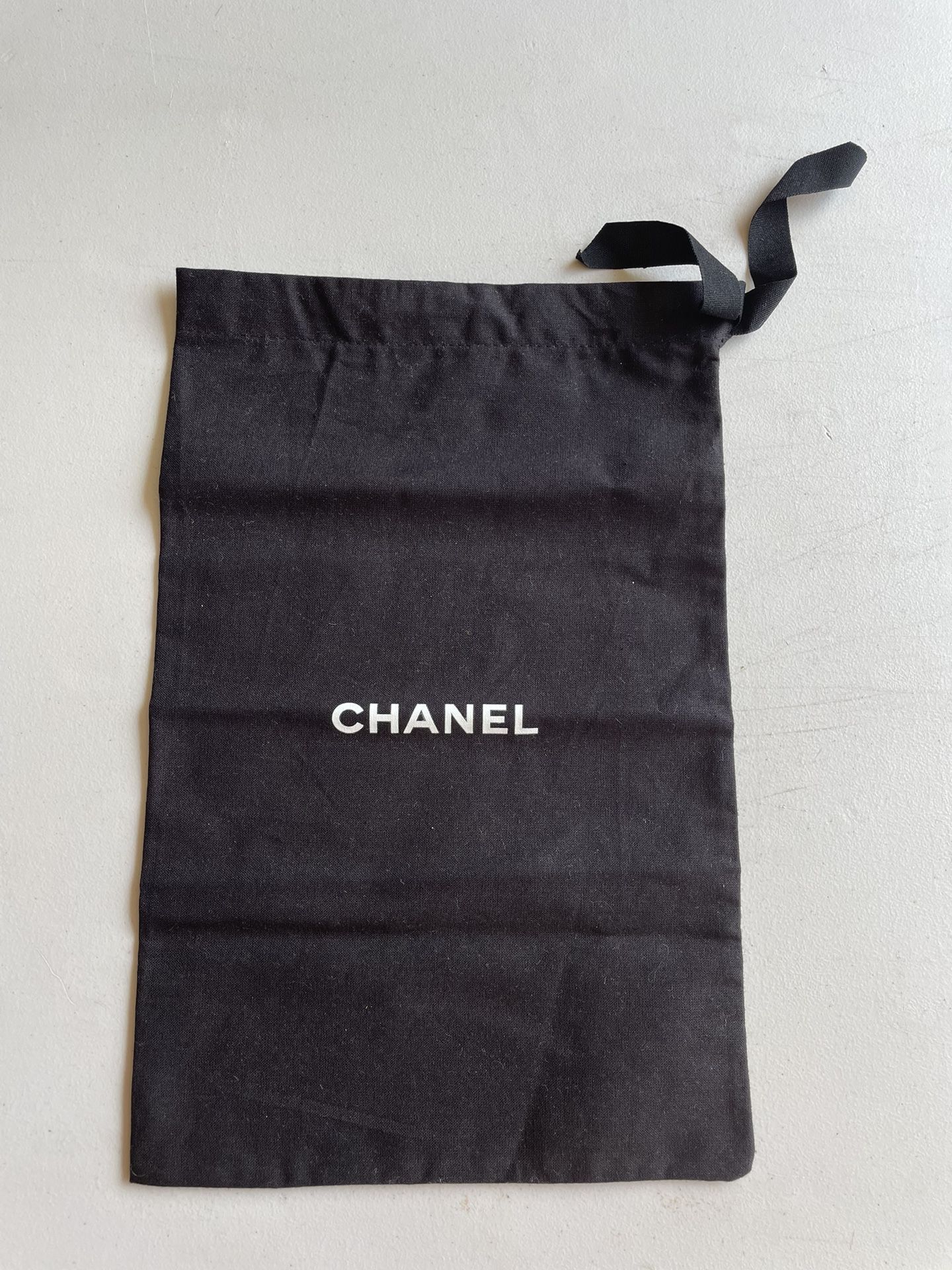 Chanel Black Dust Bag Travel Case Protective Cover Clutch Storage 13”x8”  Original for Sale in Niles, MI - OfferUp
