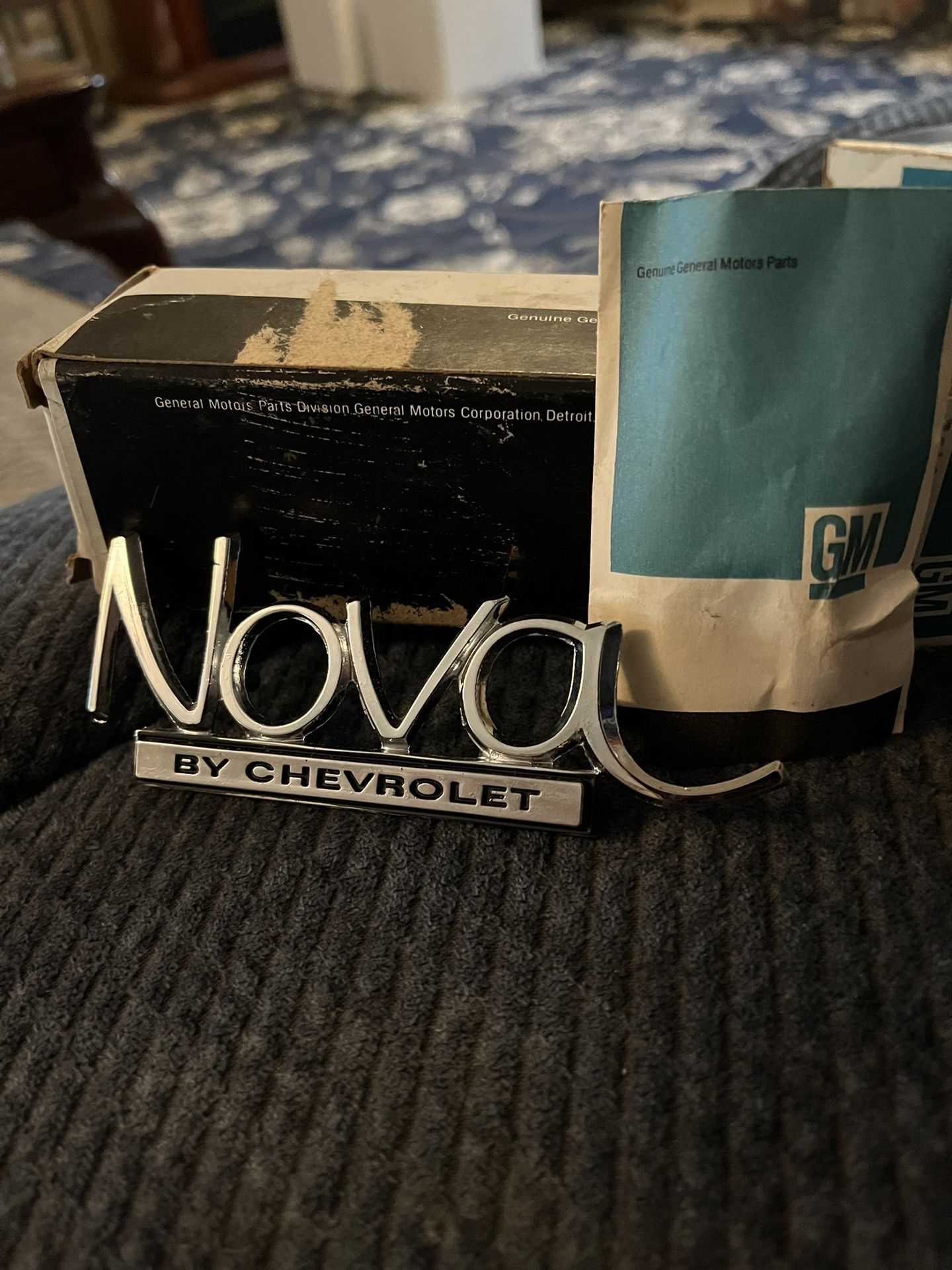 New GM Chrome Nova Emblem 