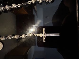 Silver Rosary