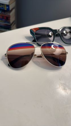 2 Salvatore Ferragamo Sunglasses Rainbow Stripe