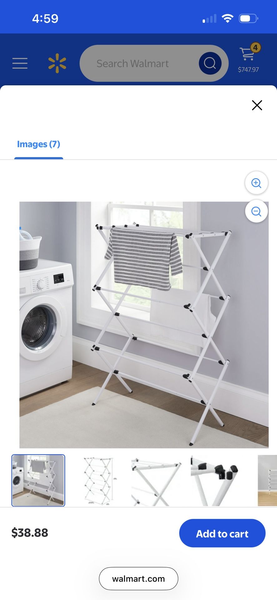 Expandable Drying Rack