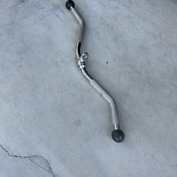 Lat Bar Cable Machine Attachment, Curl Pulldown Bar with Full Rotation for Gym $25   F
