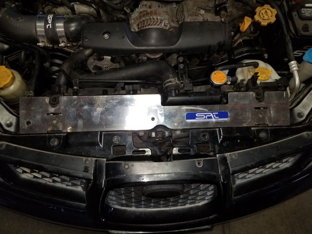 Subaru wrx sti spt radiator cover shroud