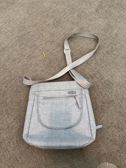 Haiku Gray Crossbody Shoulder Bag