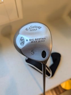 NICE! RARE! Callaway Big Bertha Warbird 5 wood RCH 96 Firm Flex