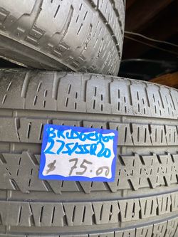 4 275-55-20 Bridgestone $75 each one