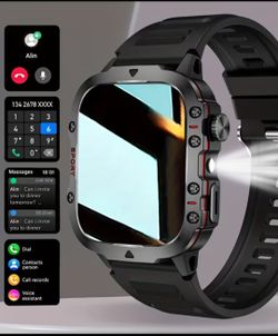 New Beautiful Smart Watch Wireless Calls, Texts, Flashlight & More..
