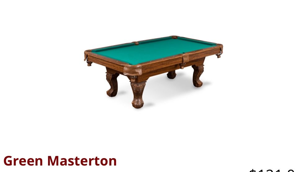 π Brand New EastPoint Sports Green Masterton Pool Table β Still in Box! π