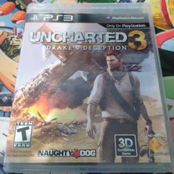 Uncharted 3 PlayStation 3/PS3 (Read Description)