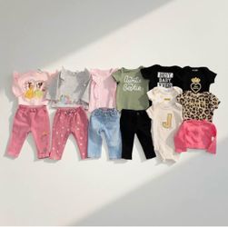 Juicy Couture and Disney Baby Girl Clothing Lot size 6/9months