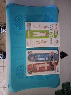 Wii balance board with games