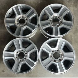 Ford Truck F-150 OEM 18” Wheel Rims Set of 4 Model 7L43-1007 Mono Chrome