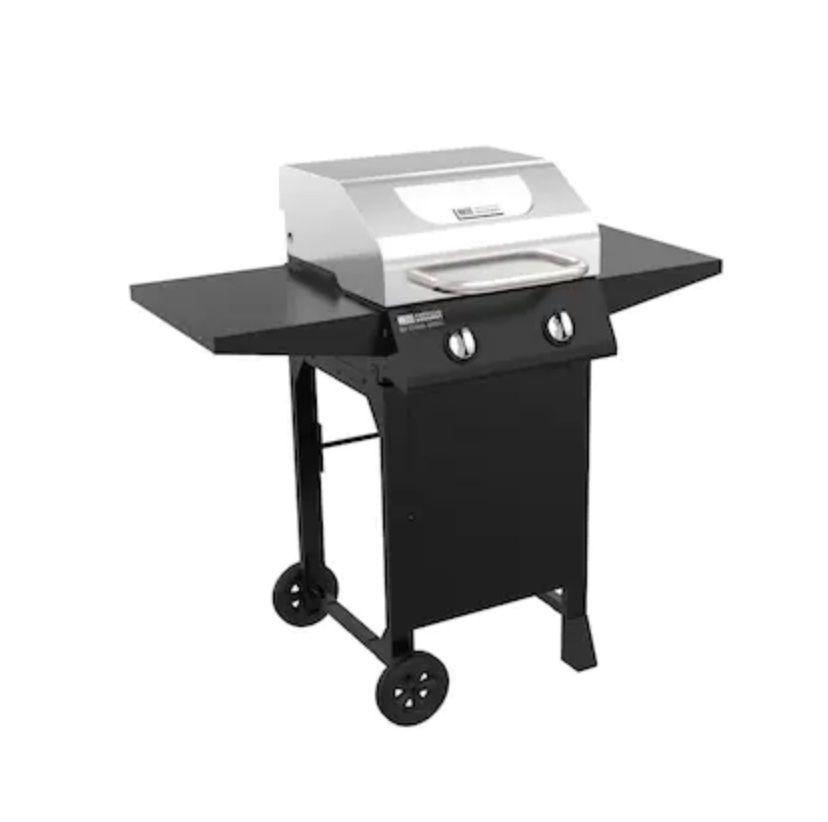 American Gourmet  Black and Stainless 2-Burner Liquid Propane Gas Grill