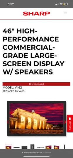 MultiSync V462 Monitor/Display