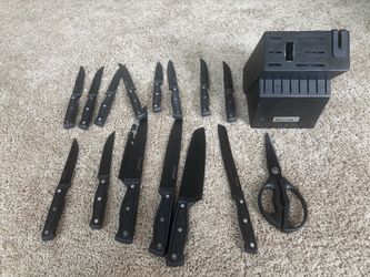 McCook Black Knife Set with Block