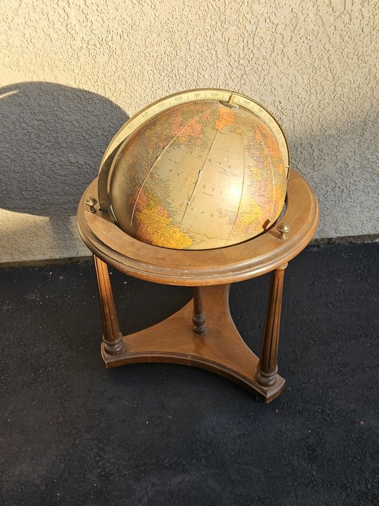 Mid Century Modern Floor Globe