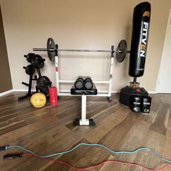 Bench Press And Weights (Home GYM)