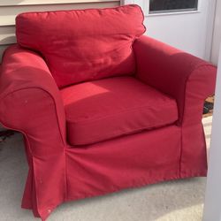 Red Oversized sofa