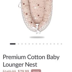 Cotton baby nest sleeper lounger - Dockatot