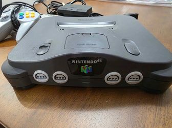 Nintendo 64 N64 Console Bundle with Controller, Power & AV Cables