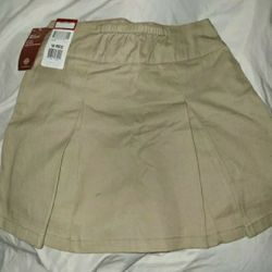 Brand New w/Tags Dickies School Uniform Classic Wrap Skirt Khaki Size 16
