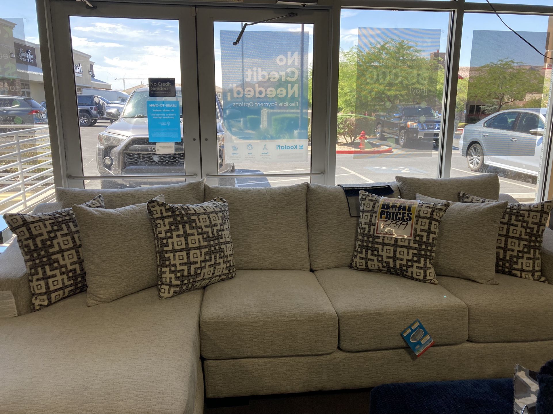 Lovely Sectional ✨ $2399 Easy Purchase Options Available ✅