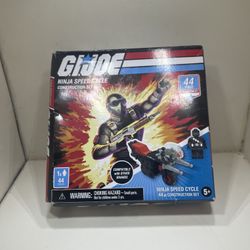 GI Joe Ninja Speed Cycle & Snake eyes Construction Set Hasbro Toy NEW SEALED