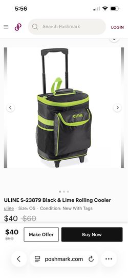 Uline rolling cooler $25