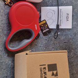 Red Dog Retractable Leash 