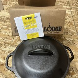 Lodge Cast Iron Dutch Oven w/ Lid – Like New 🔥
