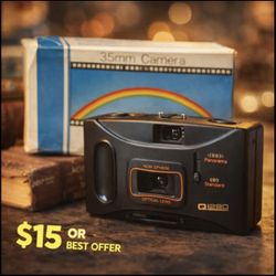 Vintage QI280 35mm Film Camera Panorama/Normal w Box Retro Point & Shoot