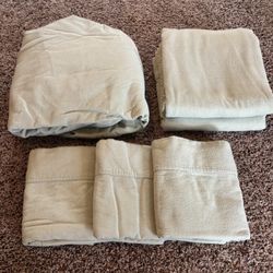 100% Cotton Flannel Sheet Sets (x2)- Full Size