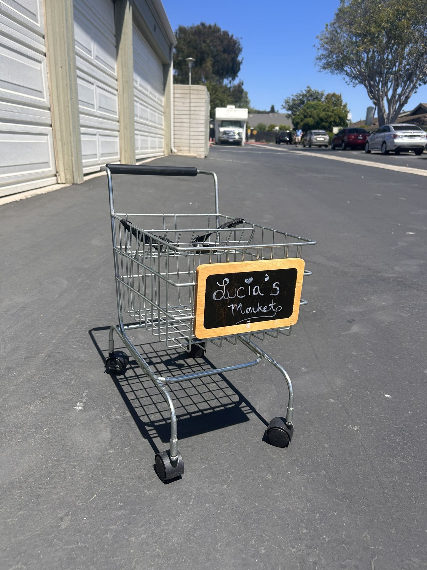 Pottery Barn Metal Shopping Cart