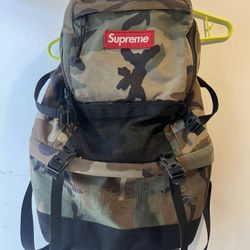 Supreme fw15 1000 Denier Cordura Backpack Camo Camouflage