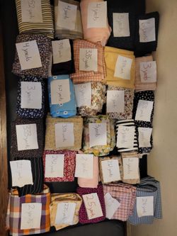Vintage fabric  from 2yards to 6yard in good condition