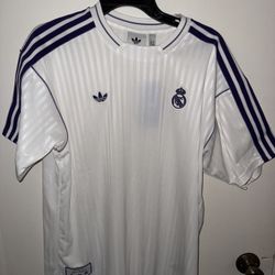 Real Madrid adidas Originals Terrace Icons Collection Fashion Soccer Jersey