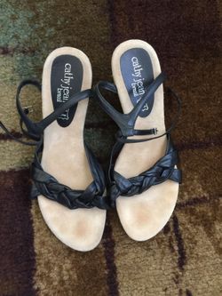 Women's Cathy Jean black wedges